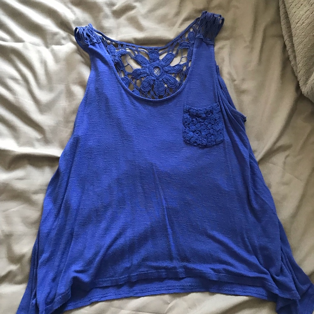 Navy Blue Tank Top